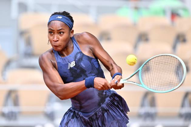 2025 Roland-Garros - Day 9 PARIS, FRANCE - JUNE 02: Coco Gauff of United States in action against Ekaterina Alexandrova during the Women s Singles Fourth Round match on Day Nine of the 2025 French Open at Roland Garros on June 02, 2025 in Paris, France. Mustafa Yalcin Anadolu Paris France. Editorial use only. Please get in touch for any other usage. Copyright: x2025xAnadoluxMustafaxYalcinx