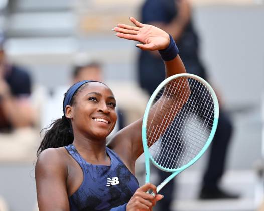 2025 Roland-Garros - Day 9 PARIS, FRANCE - JUNE 02: Coco Gauff of United States celebrates after winning her fourth round match against Ekaterina Alexandrova during the Women s Singles match on Day Nine of the 2025 French Open at Roland Garros on June 02, 2025 in Paris, France. Mustafa Yalcin Anadolu Paris France. Editorial use only. Please get in touch for any other usage. Copyright: x2025xAnadoluxMustafaxYalcinx