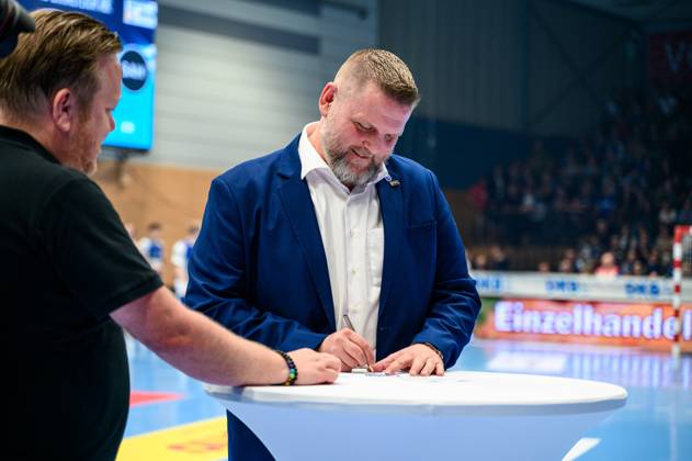 Koetter Security signs for a further partnership GER, ThSV Eisenach vs. 1 VfL Potsdam, Handball, 1 Bundesliga, 33 Matchday, Season 2024 2025, 04 06 2025 GER, ThSV Eisenach vs. 1 VfL Potsdam, Handball, 1 Bundesliga, 33 Matchday, Season 2024 2025, 04 06 2025 Eisenach Copyright: xEibner-Pressefoto MartinxHerbstx EP_MHT