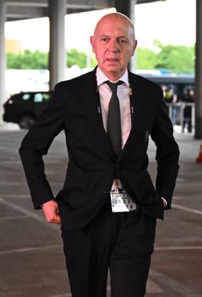 04 06 2025, xjrdrx, Football UEFA Nations League 1 2 Final, Germany Portugal v l DFB President Bernd Neuendorf Deutscher Fussball Bund DFL DFB REGULATIONS PROHIBIT ANY USE OF PHOTOGRAPHS as IMAGE SEQUENCES and or QUASI VIDEO Muenchen