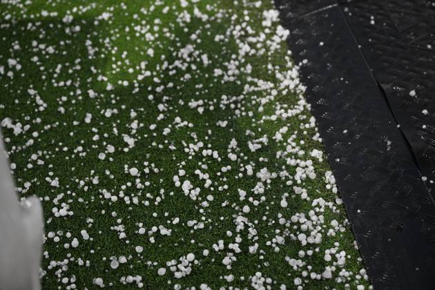 04 06 2025, xjrdrx, Football UEFA Nations League 1 2 Final, Germany Portugal v l hailstorm over the stadium DFL DFB REGULATIONS PROHIBIT ANY USE OF PHOTOGRAPHS as IMAGE SEQUENCES and or QUASI VIDEO Muenchen