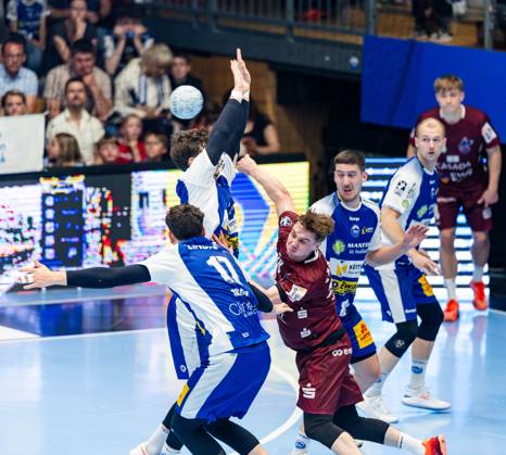 04 06 2025, GER, Handball, Men, Season 24 25, 1 Daikin Handball Bundesliga, 33 Matchday, ThSV Eisenach 1 VfL Potsdam Marvin Kix 1 VfL Potsdam 99817 Eisenach Werner Assmann Halle Am Sportp Thueringen Germany