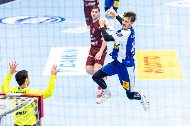 04 06 2025, GER, Handball, Men, Season 24 25, 1 Daikin Handball Bundesliga, 33 Matchday, ThSV Eisenach 1 VfL Potsdam Phillip Meyer ThSV Eisenach,27 99817 Eisenach Werner Assmann Halle Am Sportp Thueringen Germany