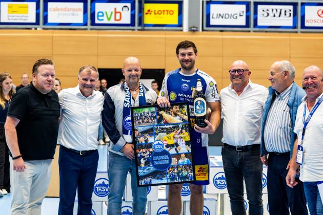 04 06 2025, GER, Handball, Men, Season 24 25, 1 Daikin Handball Bundesliga, 33 Matchday, ThSV Eisenach 1 VfL Potsdam Malte Donker ThSV Eisenach,39 99817 Eisenach Werner Assmann Halle Am Sportp Thueringen Germany