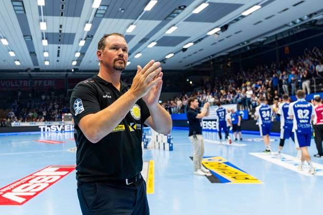 04 06 2025, GER, Handball, Men, Season 24 25, 1 Daikin Handball Bundesliga, 33 Matchday, ThSV Eisenach 1 VfL Potsdam Misha Kaufmann ThSV Eisenach,Coach 99817 Eisenach Werner Assmann Halle Am Sportp Thueringen Germany