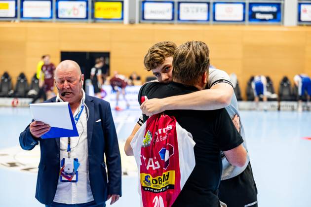 04 06 2025, GER, Handball, Men, Season 24 25, 1 Daikin Handball Bundesliga, 33 Matchday, ThSV Eisenach 1 VfL Potsdam Bastian Freitag Rene Witte Managing Director Manager ThSV Eisenach 99817 Eisenach Werner Assmann Halle Am Sportp Thueringen Germany