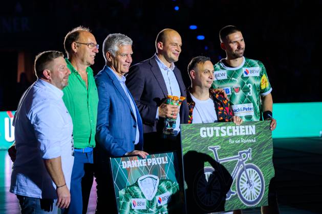 Handball, HBL, Füchse Berlin - VfL Gummersbach, Farewell to Paul Drux