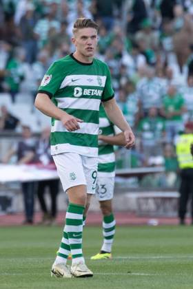May 26, 2024, Caxias, Lisbon, Portugal: Sporting forward from Sweden VIKTOR GYOKERES (9) in action during the game of the final of the Portugal Cup between Porto and Sporting at Estadio Nacional Caxias Portugal - ZUMAs359 20240526_zsp_s359_254 Copyright: xAlexandrexdexSousax