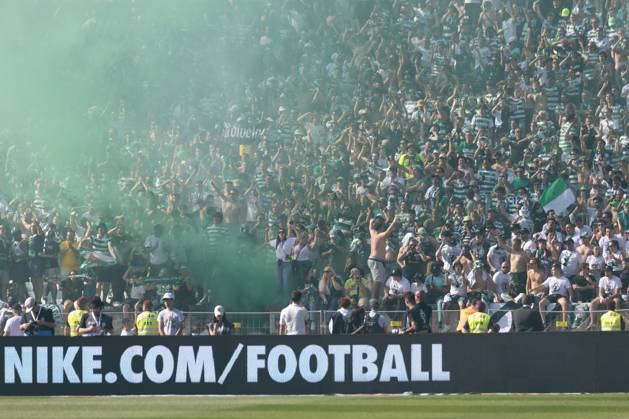 May 26, 2024, Caxias, Lisbon, Portugal: Sporting supporters during the game of the final of the Portugal Cup between Porto and Sporting at Estadio Nacional Caxias Portugal - ZUMAs359 20240526_zsp_s359_078 Copyright: xAlexandrexdexSousax