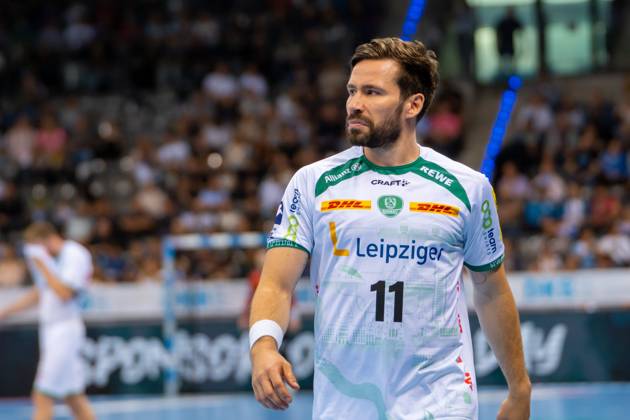 Handball I Men I Season 2024 2025 I Bundesliga I 34 Matchday I TVB Stuttgart SC DHfK Leipzig I 08 06 2025 Lukas Binder 11, SC DHfK Leipzig Stuttgart Porsche Arena Baden Württemberg Germany Copyright: xLobeca MaxxPetershansx