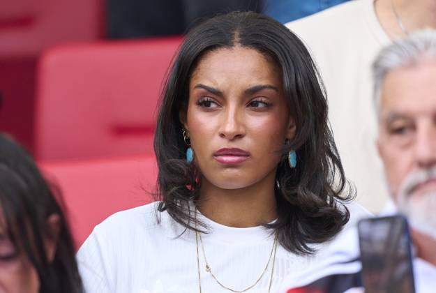 Aaliyah Mohamed, girlfriend of Florian Wirtz, Nr. 17 DFB in the UEFA Nations League 2025 Third Place match GERMANY - FRANCE 0-2 in Season 2024 2025 at June 8, 2025 in Stuttgart, Germany.