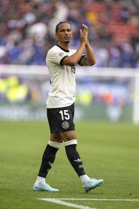 08 06 2025, Football UEFA Nations League 2024 25, Match for 3rd place, Germany France, in the MHP Arena Stuttgart, Thilo Kehrer Germany after the match