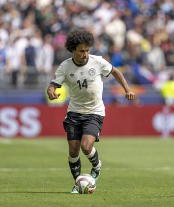 08 06 2025, Football UEFA Nations League 2024 25, Match for 3rd place, Germany France, in the MHP Arena Stuttgart, Karim Adeyemi Germany on the ball