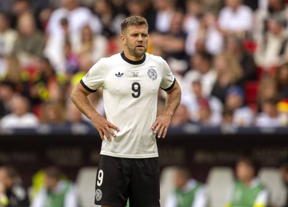 08 06 2025, Football UEFA Nations League 2024 25, Match for 3rd place, Germany France, in the MHP Arena Stuttgart, Niclas Füllkrug Germany pensive