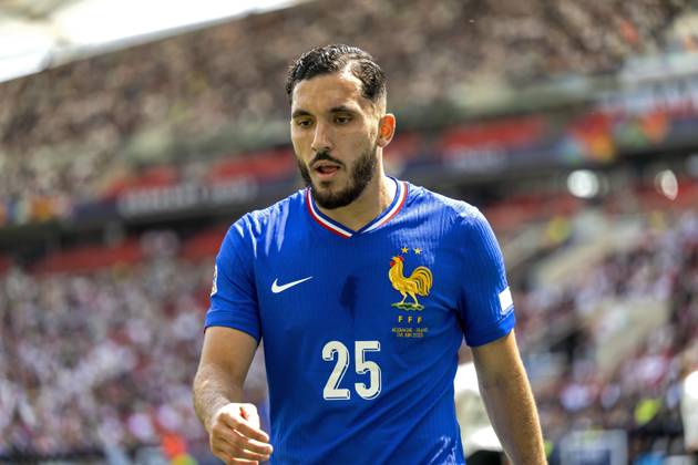 08 06 2025, Football UEFA Nations League 2024 25, Match for 3rd place, Germany France, in the MHP Arena Stuttgart, ARayan Cherki France pensive