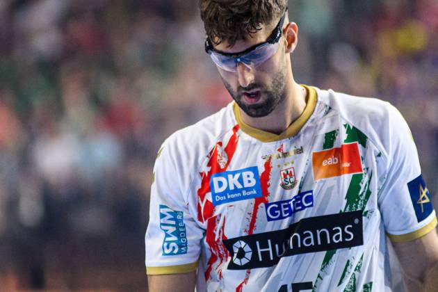 COLOGNE, GERMANY - 14 JUNE, 2025: Antonio Serradilla Cuenca - The match of TruckScout24 EHF FINAL4 Barca vs SC Magdeburg at Lanxess Arena.  Copyright: xVITALIIxKLIUIEVx