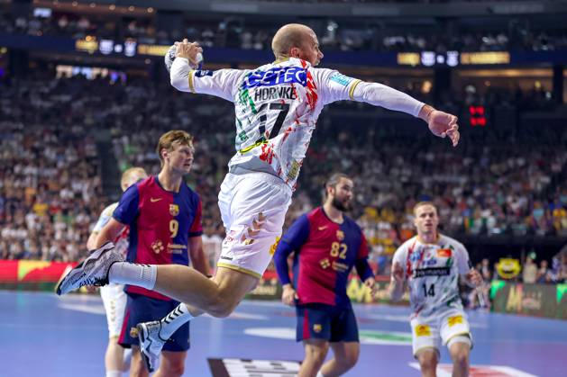 14 06 2025, Handball, Semi-final TruckScout24 EHF FINAL4, LANXESS arena Cologne, FC Barcelona SC Magdeburg Tim Hornke Magdeburg 17 North Rhine-Westphalia Germany
