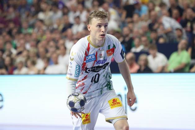 14 06 2025, xtgx, Handball, EHF Champions League Semi-Final 2, FC Barcelona SC Magdeburg v l Gisli Thorgeir Kristjansson Magdeburg, 10 Koeln