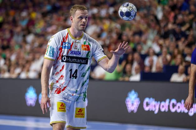 14 06 2025, Handball, Semi-final TruckScout24 EHF FINAL4, LANXESS arena Cologne, FC Barcelona SC Magdeburg Omar Ingi Magnusson Magdeburg 14 North Rhine-Westphalia Germany