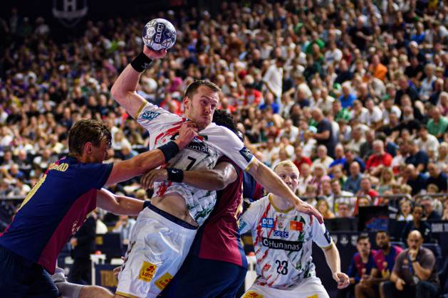 COLOGNE, GERMANY - 14 JUNE, 2025: - The match of TruckScout24 EHF FINAL4 Barca vs SC Magdeburg at Lanxess Arena.  Copyright: xVITALIIxKLIUIEVx