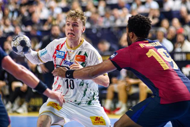COLOGNE, GERMANY - 14 JUNE, 2025: Gisli Thorgeir Kristjansson - The match of TruckScout24 EHF FINAL4 Barca vs SC Magdeburg at Lanxess Arena.  Copyright: xVITALIIxKLIUIEVx
