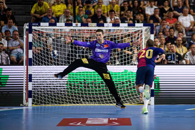 COLOGNE, GERMANY - 14 JUNE, 2025: - The match of TruckScout24 EHF FINAL4 Barca vs SC Magdeburg at Lanxess Arena.  Copyright: xVITALIIxKLIUIEVx