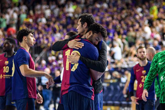 COLOGNE, GERMANY - 14 JUNE, 2025: despair - The match of TruckScout24 EHF FINAL4 Barca vs SC Magdeburg at Lanxess Arena.  Copyright: xVITALIIxKLIUIEVx