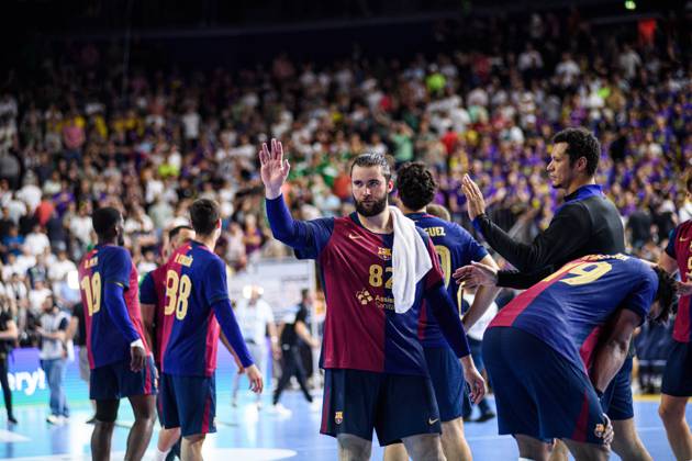 COLOGNE, GERMANY - 14 JUNE, 2025: Luis Diogo Sousa Frade - The match of TruckScout24 EHF FINAL4 Barca vs SC Magdeburg at Lanxess Arena.  Copyright: xVITALIIxKLIUIEVx