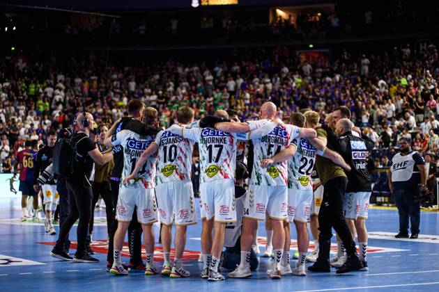 COLOGNE, GERMANY - 14 JUNE, 2025: - The match of TruckScout24 EHF FINAL4 Barca vs SC Magdeburg at Lanxess Arena.  Copyright: xVITALIIxKLIUIEVx