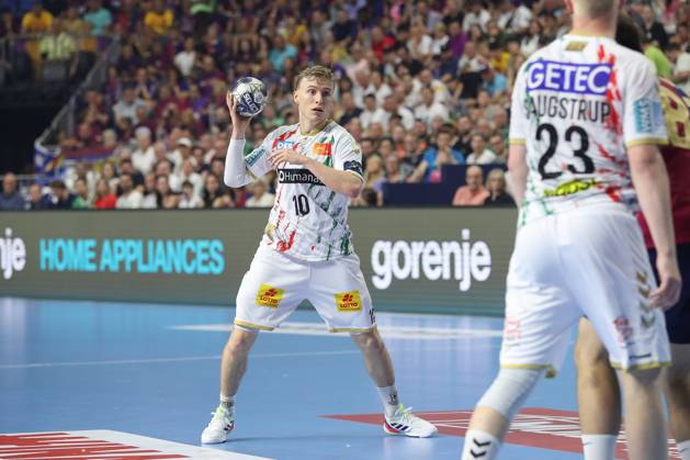 14 06 2025, xtgx, Handball, EHF Champions League Semi-Final 2, FC Barcelona SC Magdeburg v l Gisli Thorgeir Kristjansson Magdeburg, 10 Koeln
