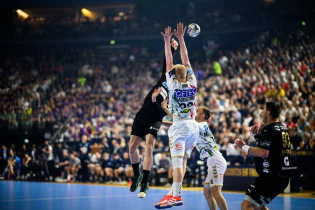 COLOGNE, GERMANY - 15 JUNE, 2025: - The final match of TruckScout24 EHF FINAL4 Fuchse Berlin vs SC Magdeburg at Lanxess Arena.  Copyright: xVITALIIxKLIUIEVx