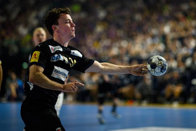 COLOGNE, GERMANY - 15 JUNE, 2025: Hakun West Av Teigum - The final match of TruckScout24 EHF FINAL4 Fuchse Berlin vs SC Magdeburg at Lanxess Arena.  Copyright: xVITALIIxKLIUIEVx