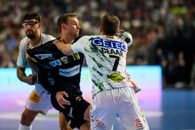 COLOGNE, GERMANY - 15 JUNE, 2025: - The final match of TruckScout24 EHF FINAL4 Fuchse Berlin vs SC Magdeburg at Lanxess Arena.  Copyright: xVITALIIxKLIUIEVx