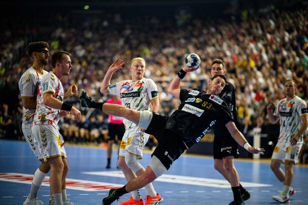 COLOGNE, GERMANY - 15 JUNE, 2025: Mijajlo Marsenic - The final match of TruckScout24 EHF FINAL4 Fuchse Berlin vs SC Magdeburg at Lanxess Arena.  Copyright: xVITALIIxKLIUIEVx