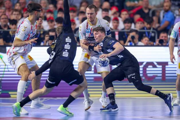 15 06 2025, Handball, Final TruckScout24 EHF FINAL4, LANXESS arena Cologne, Füchse Berlin SC Magdeburg Nils Lichtlein Fuechse Berlin 17 North Rhine-Westphalia Germany