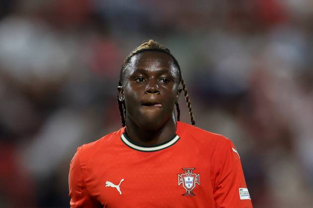 June 14, 2025, Trenczyn, Slovakia: Geovany Quenda of Portugal is seen during the UEFA UNDER21 Championship Slovakia 2025 match between Portugal and Poland at Stadion na Sihoti. FInal Score; Portugal 5:0 Poland. Trenczyn Slovakia - ZUMAs197 20250614_aab_s197_130 Copyright: xGrzegorzxWajdax