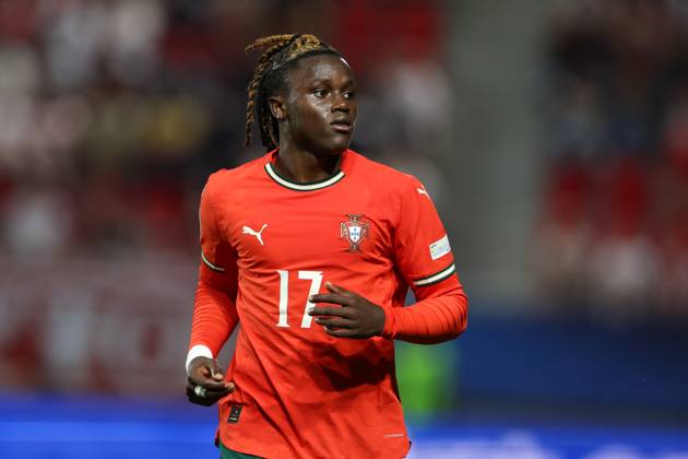 June 14, 2025, Trenczyn, Slovakia: Geovany Quenda of Portugal is seen during the UEFA UNDER21 Championship Slovakia 2025 match between Portugal and Poland at Stadion na Sihoti. FInal Score; Portugal 5:0 Poland. Trenczyn Slovakia - ZUMAs197 20250614_aab_s197_139 Copyright: xGrzegorzxWajdax