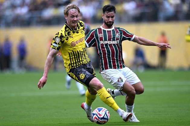 Db New York (Stati Uniti) 17 06 2025 - FIFA Club World Cup 2025 Fluminense-Borussia Dortmund foto Daniele Buffa Image nella foto: Julian Brandt-Martinelli