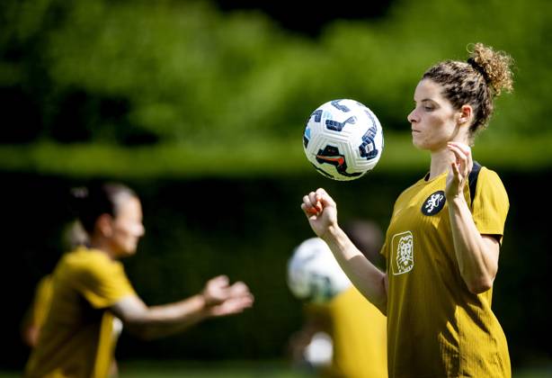 ZEIST - Dominique Janssen during a training session in preparation for the European Championships in Switzerland. ANP KOEN VAN WEEL xVIxANPxSportx xxANPxIVx 530158567 originalFilename: 530158567