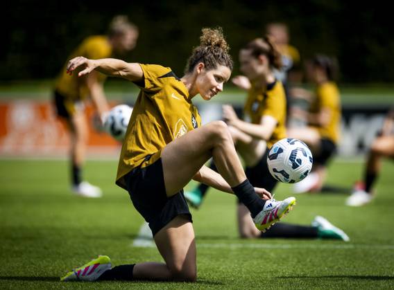 ZEIST - Dominique Janssen during a training session in preparation for the European Championships in Switzerland. ANP KOEN VAN WEEL xVIxANPxSportx xxANPxIVx 530158762 originalFilename: 530158762