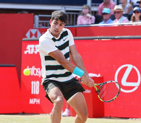 TENNIS - ATP, Tennis Herren Queen s Club LONDON,ENGLAND,19.JUN.25 - TENNIS - ATP Tour, HSBC Championships. Image shows Carlos Alcaraz (ESP). GEPAxpictures xAlanxGrieves