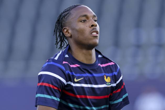 Mathys Tel France looks on, UEFA European Under 21 Championship 2025 Semi Final, Germany v France, Koöice, Slovakia Photo by Marco Steinbrenner DeFodi Images Mathys Tel France looks on, UEFA European Under 21 Championship 2025 Semi Final, Germany v France, Koöice, Slovakia Photo by Marco Steinbrenner DeFodi Images