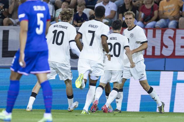 UEFA U21 European Championship, semi-final Germany France 25 06 2025 at the UEFA U21 European Championship in the semi-final match Germany France, on 25 06 2025, Kosice Football Arena, Kosice, Slovakia Copyright: xBEAUTIFULxSPORTS Meuselx