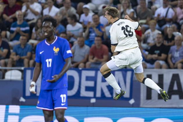 UEFA U21 European Championship, semi-final Germany France 25 06 2025 at the UEFA U21 European Championship in the semi-final match Germany France, on 25 06 2025, Kosice Football Arena, Kosice, Slovakia Copyright: xBEAUTIFULxSPORTS Meuselx
