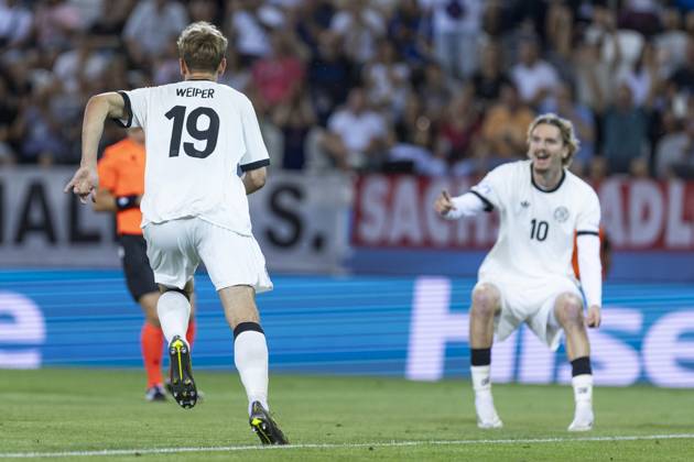 UEFA U21 European Championship, semi-final Germany France 25 06 2025 at the UEFA U21 European Championship in the semi-final match Germany France, on 25 06 2025, Kosice Football Arena, Kosice, Slovakia Copyright: xBEAUTIFULxSPORTS Meuselx