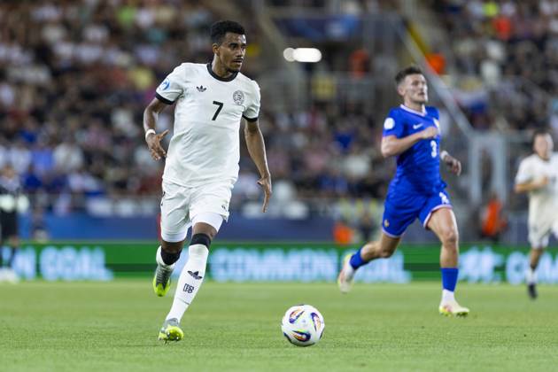 UEFA U21 European Championship, semi-final Germany France 25 06 2025 Ansgar Knauff Germany, 7 at the UEFA U21 European Championship in the semi-final match Germany France, on 25 06 2025, Kosice Football Arena, Kosice, Slovakia Copyright: xBEAUTIFULxSPORTS Meuselx