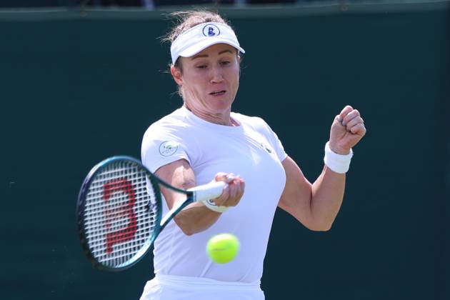 TENIS WIMBLEDON 2025 LONDYN 260625 N Z KATARZYNA KAWA W MECZU TRZECIEJ RUNDY KWALIFIKACJI MARCIN CHOLEWINSKI NEWSPIX.PL TENNIS WIMBLEDON 2025 LONDON 26062025 KATARZYNA KAWA DURING THE MATCH OF THIRD ROUND OF QUALIFICATION NEWSPIX.PL --- newspix.pl 