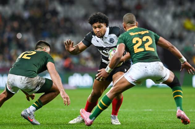 Qatar Airways Cup, DHL Stadium, Cape Town, South Africa 29 6 2025 South Africa vs Barbarians Leicester FaingaÊ»anuku of the Barbarians Leicester FaingaÊ»anuku 29 6 2025  Copyright: x INPHO StevexHaagxSports Darrenx SvB_DDS_2159