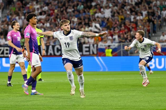 Bratislava, Narodny futbalovy stadion Tehelne Pole, 28 06 25, SVK, Herren, UEFA U21 Europameisterschaft, Finale, England Germany picture Harvey ELLIOTT England cheers after his goal to 1 0 UEFA regulations prohibit any use of photographs as image sequences and or quasi video Bratislava Slovakia