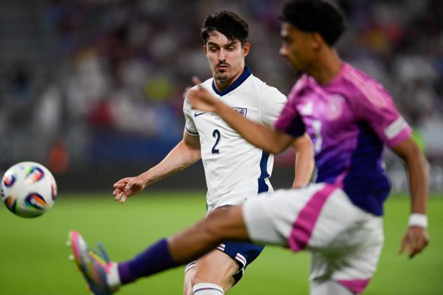 Tino Livramento of England U21, U 21 England U21 v Germany U21, UEFA U21 Championship, Final, National Football Stadium, Bratislava, Slovakia - 28 Jun 2025Bratislava National Football Stadium Slovakia  Copyright: xAlexxNicodim Shutterstockx 15377260bf